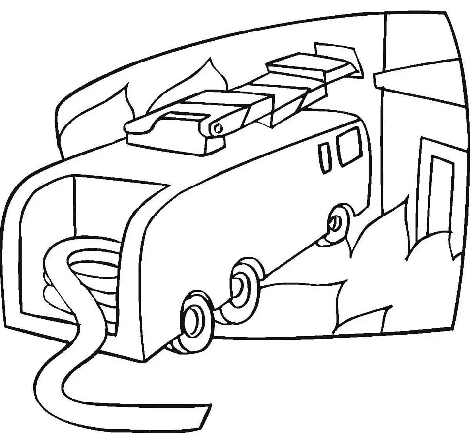 Fire Truck Coloring Pages