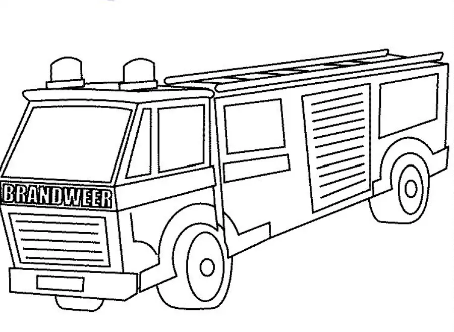 Fireman Coloring Pages 52