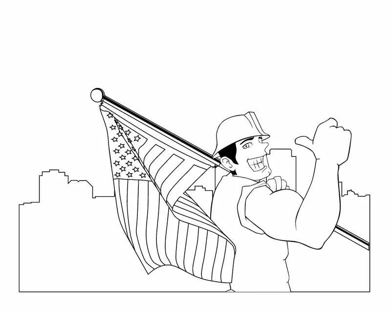 Fireman Coloring Pages 76