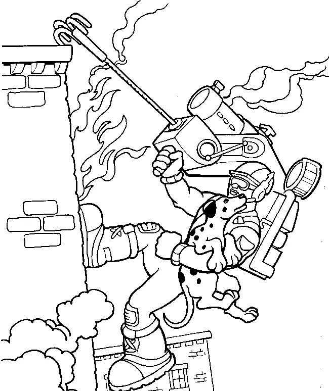 Fireman Coloring Pages 77