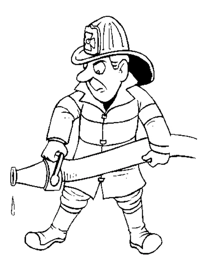 Fireman Coloring Pages