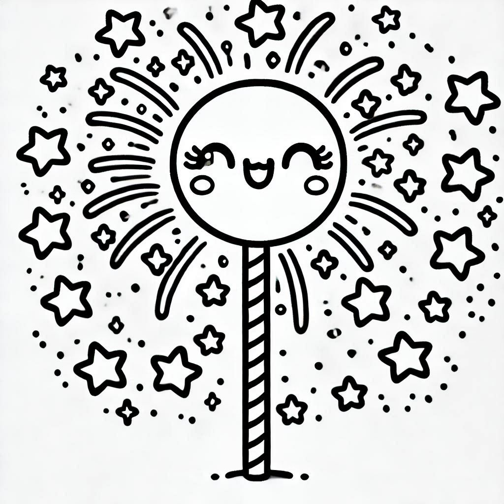 Fireworks coloring pages 33
