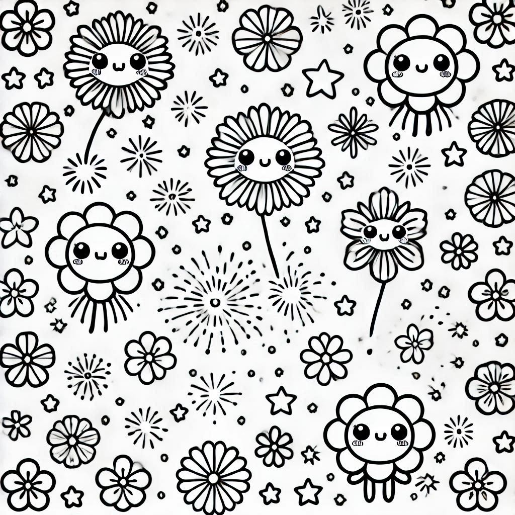 Fireworks coloring pages 35