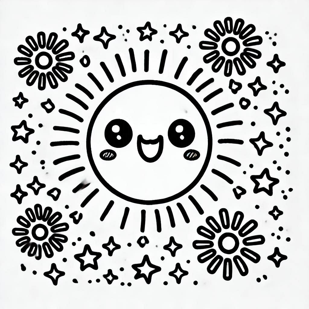Fireworks coloring pages 45