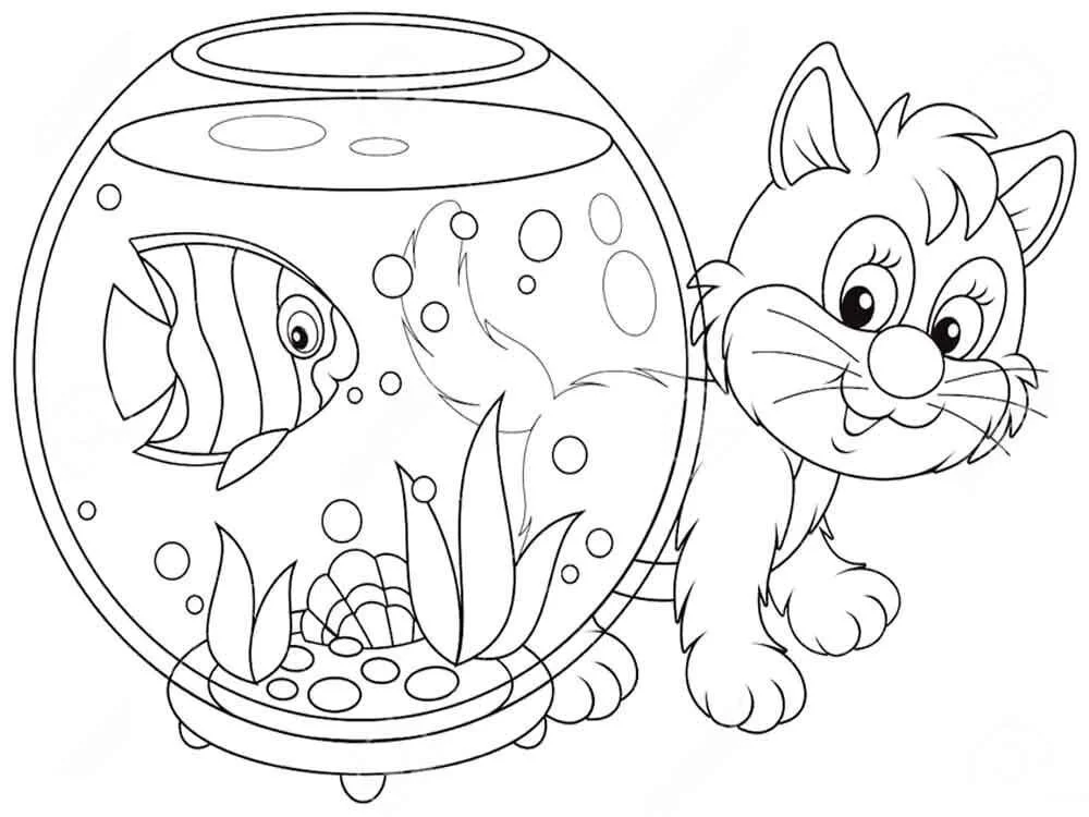 Desenhos de Aquario Para Colorir 72
