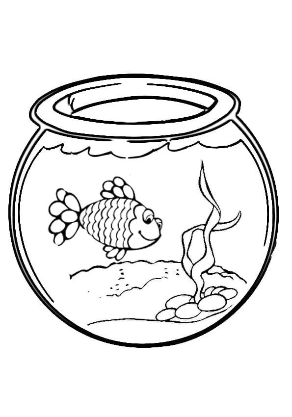Fischschüssel Ausmalbilder 75