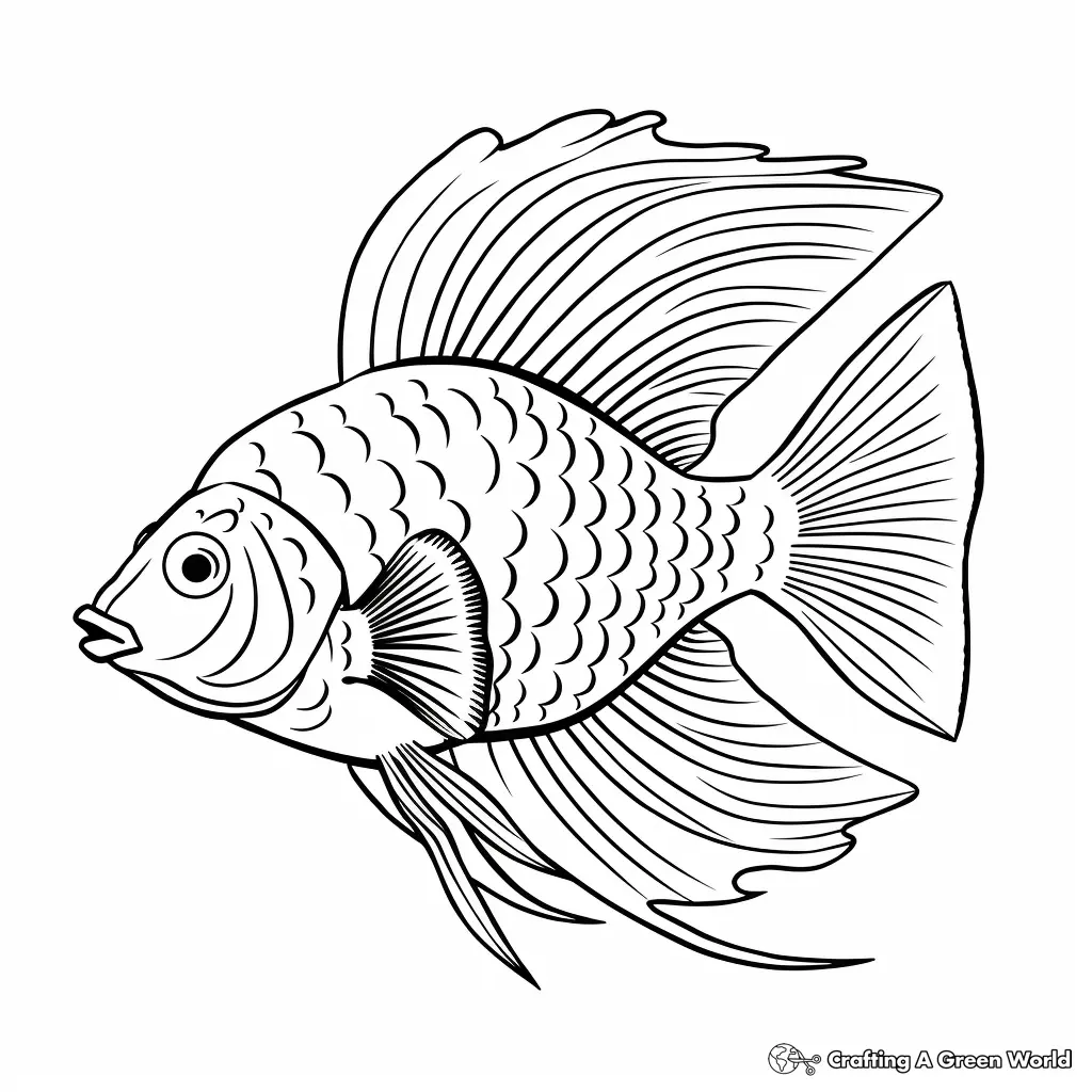 Fische Ausmalbilder 12