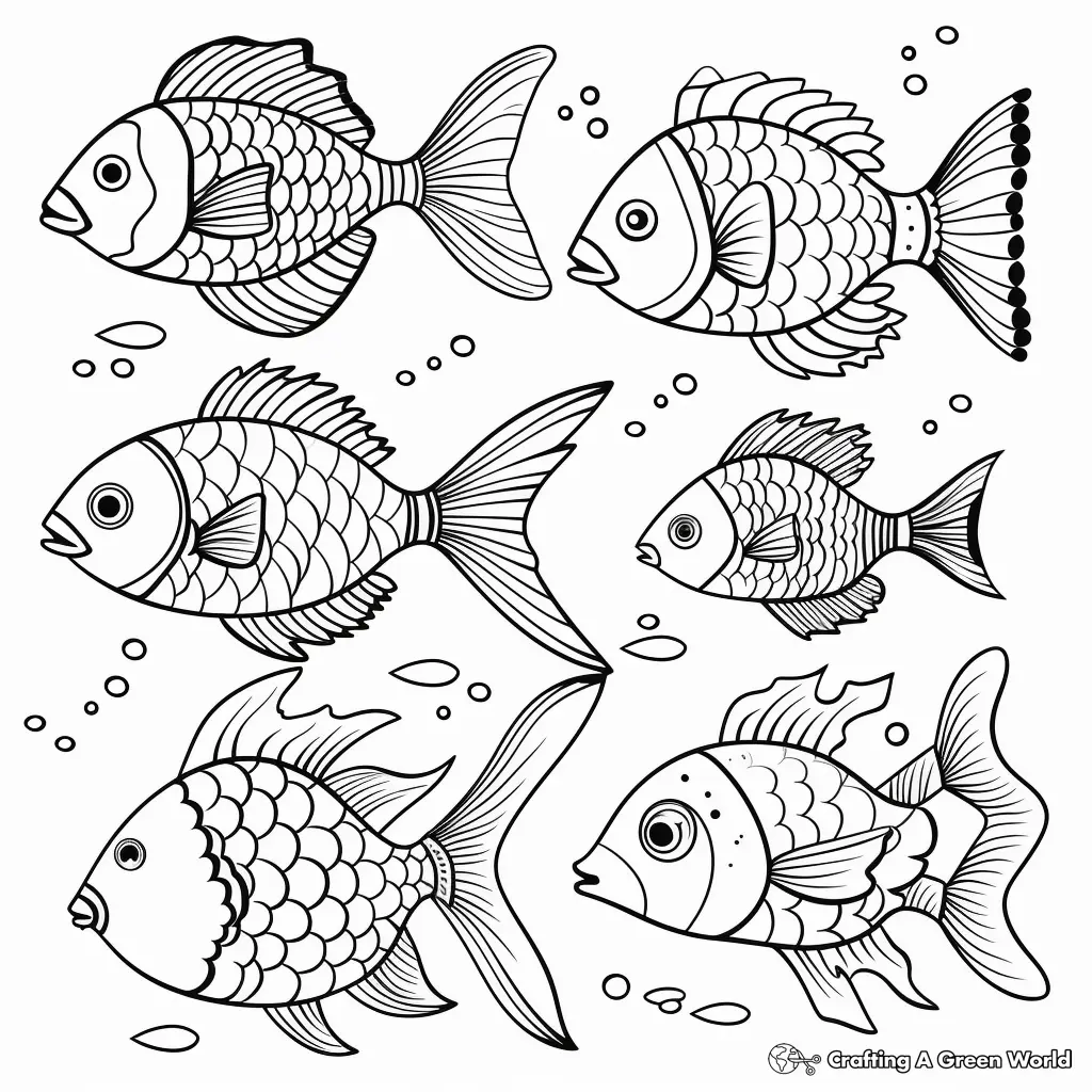Fische Ausmalbilder 32
