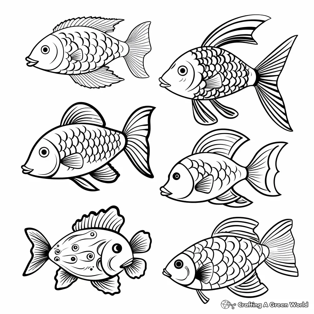 Fische Ausmalbilder 33