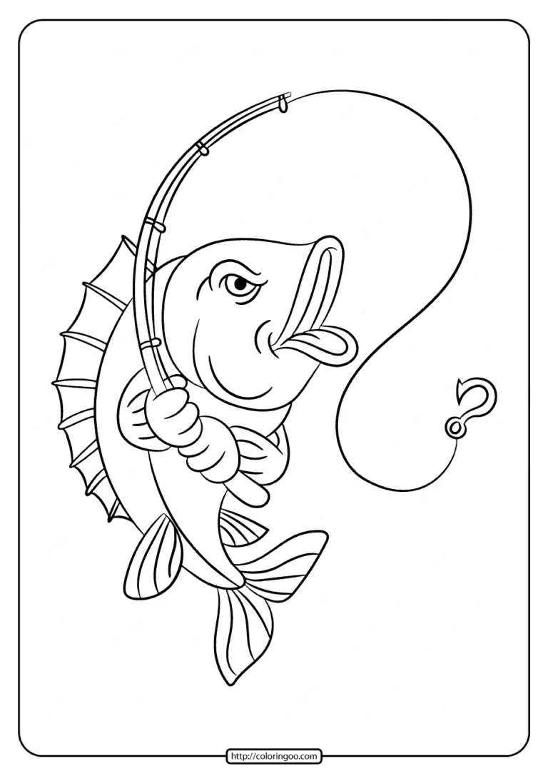 Fishing Coloring Pages 17