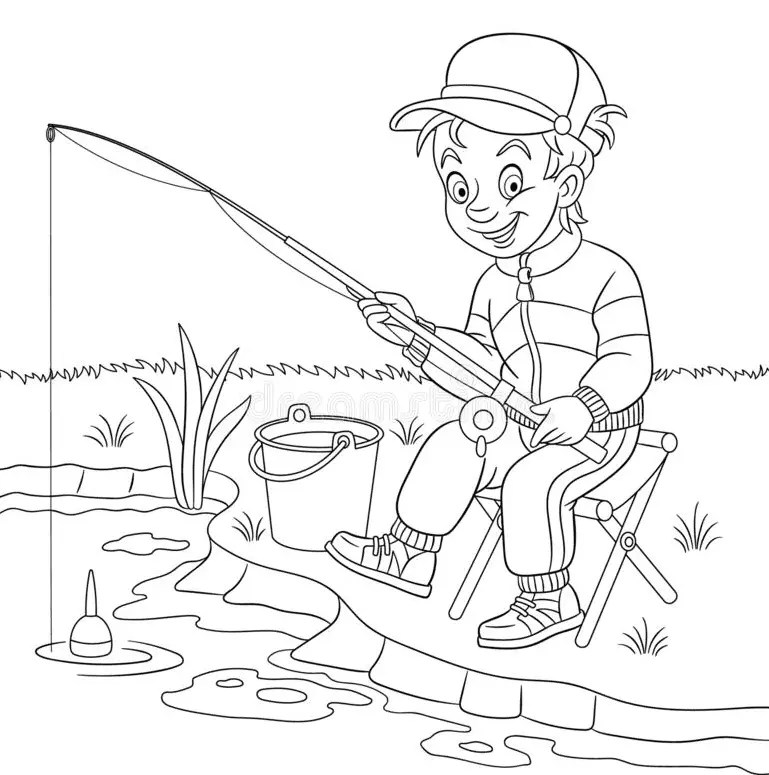 Fishing Coloring Pages 21