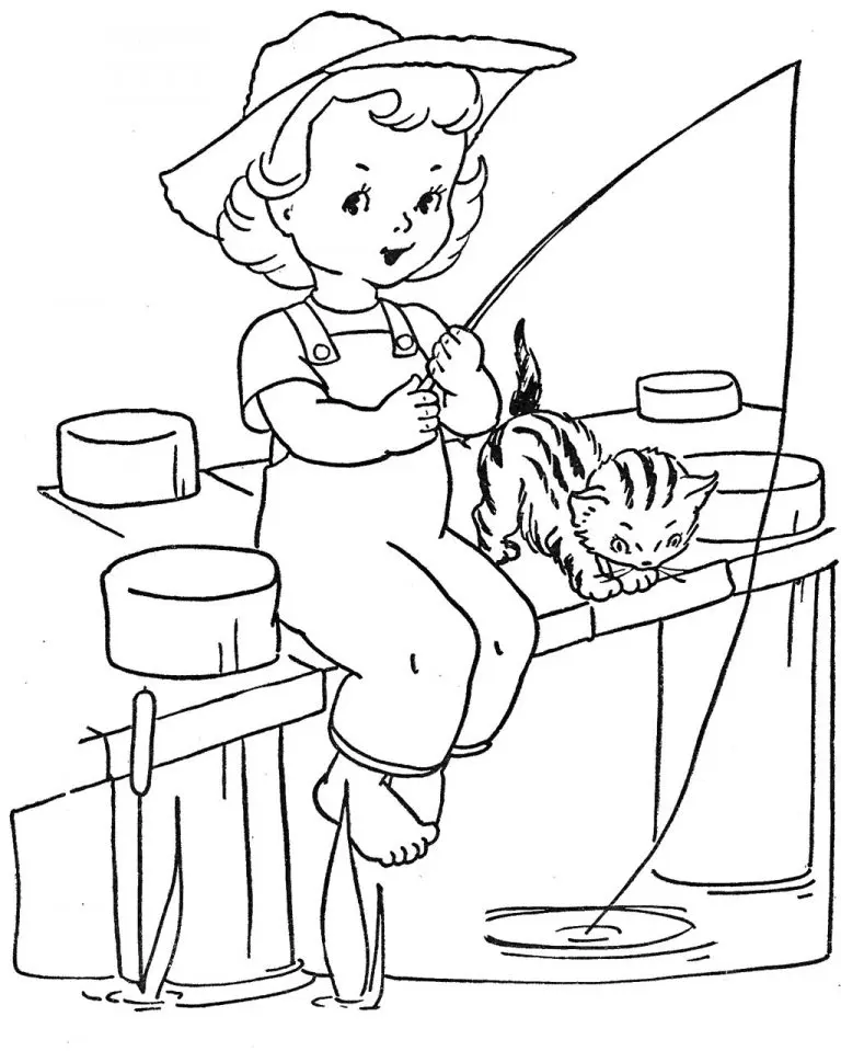 Fishing Coloring Pages 23