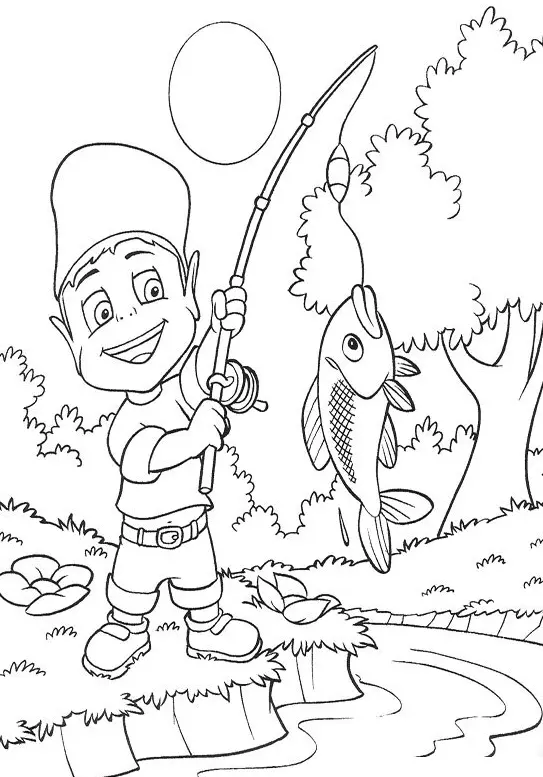 Fishing Coloring Pages 24