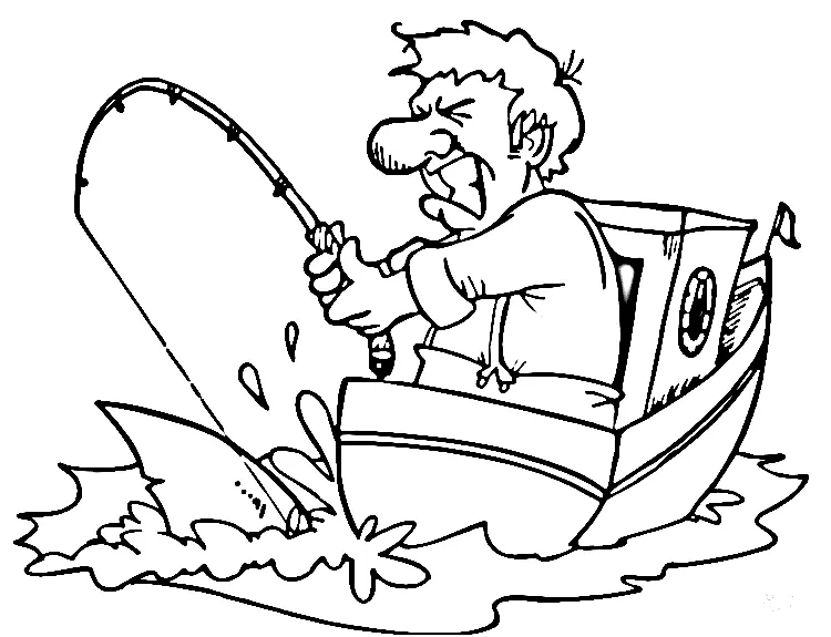 Fishing Coloring Pages 28