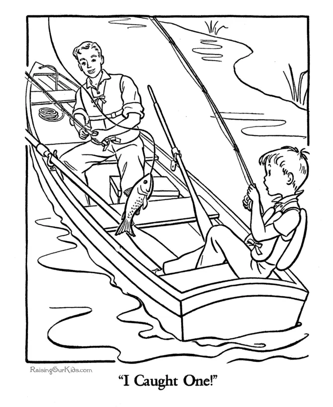 Fishing Coloring Pages 31