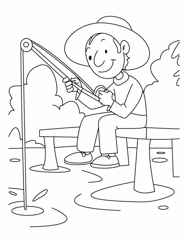 Fishing Coloring Pages