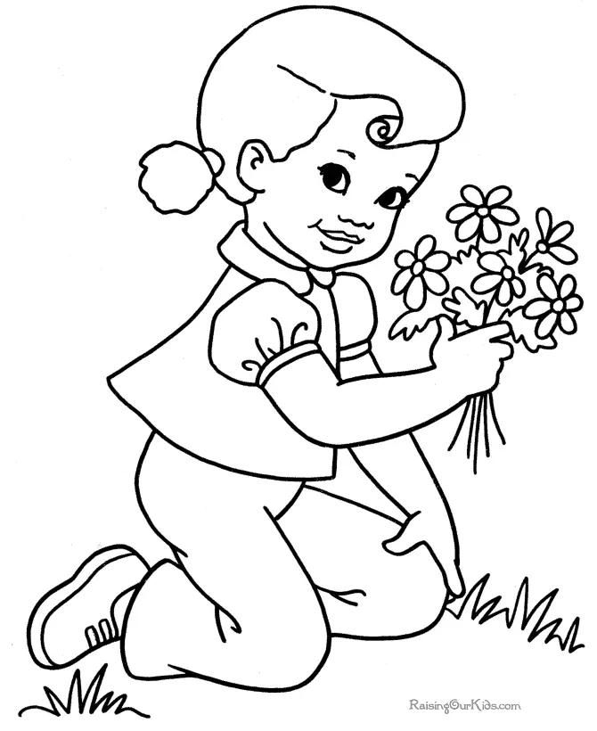 Flower Coloring Pages 32