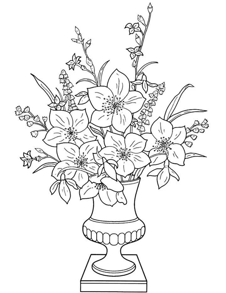 Flower Coloring Pages 45