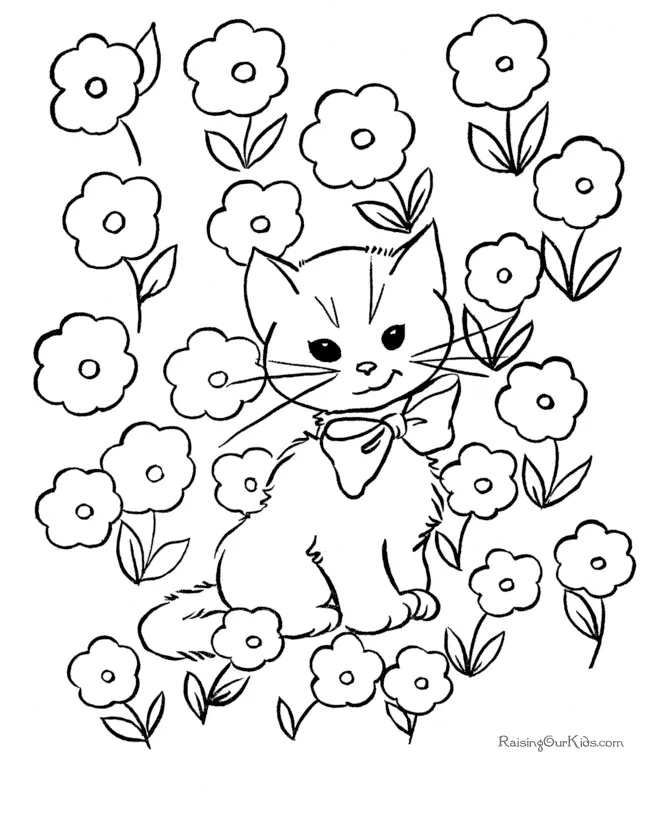 Flower Coloring Pages 6