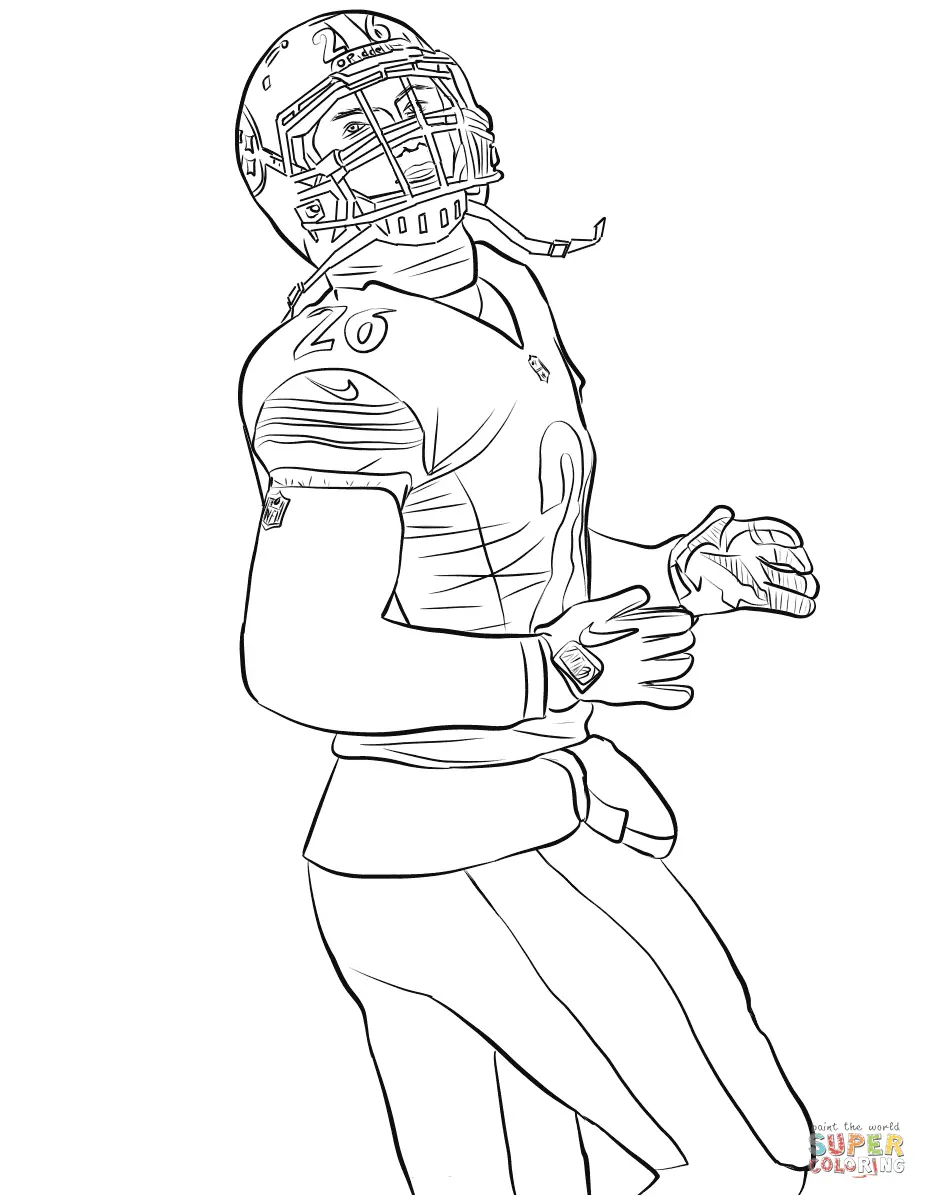 Football Player Coloring Pages 20