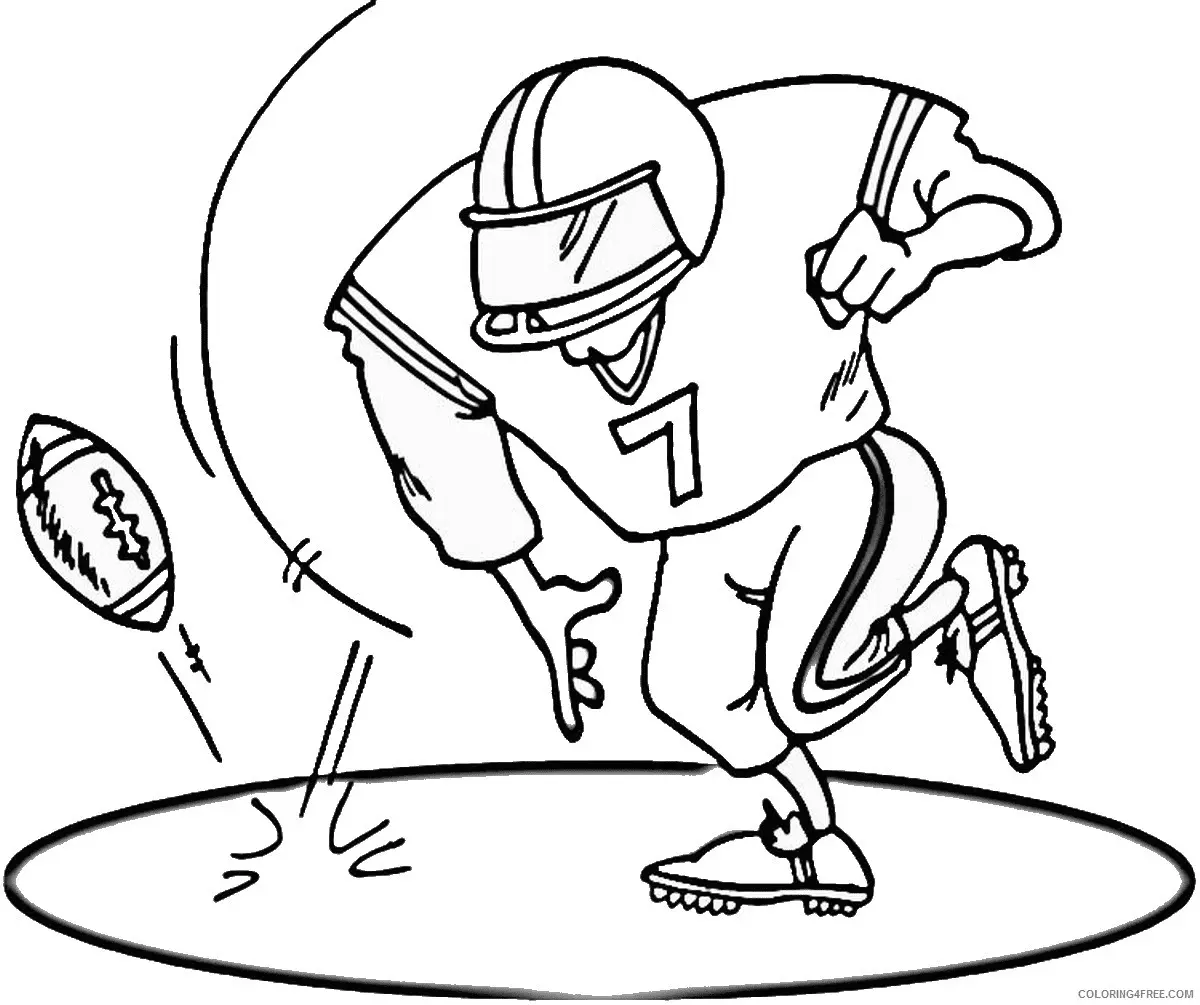 Football Player Coloring Pages 28