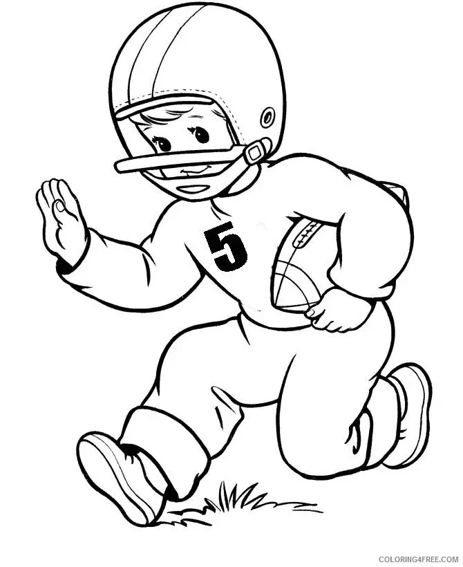 Football Player Coloring Pages 29