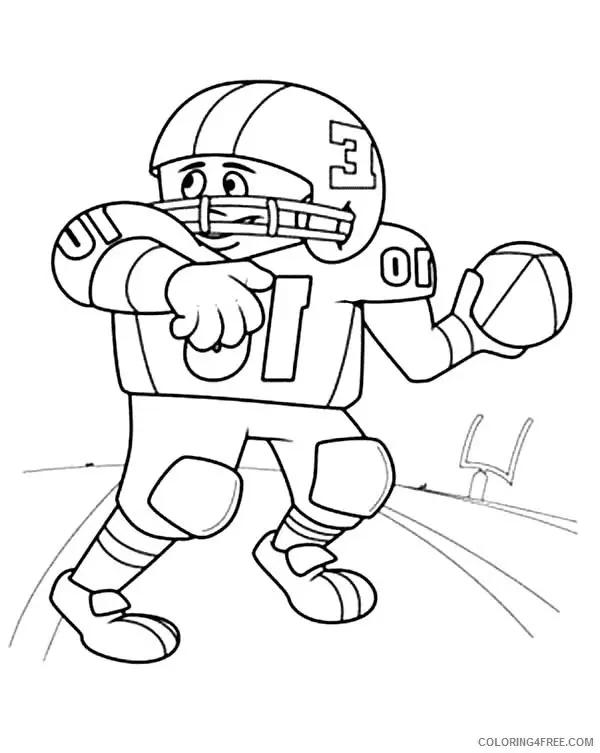 Football Player Coloring Pages 30