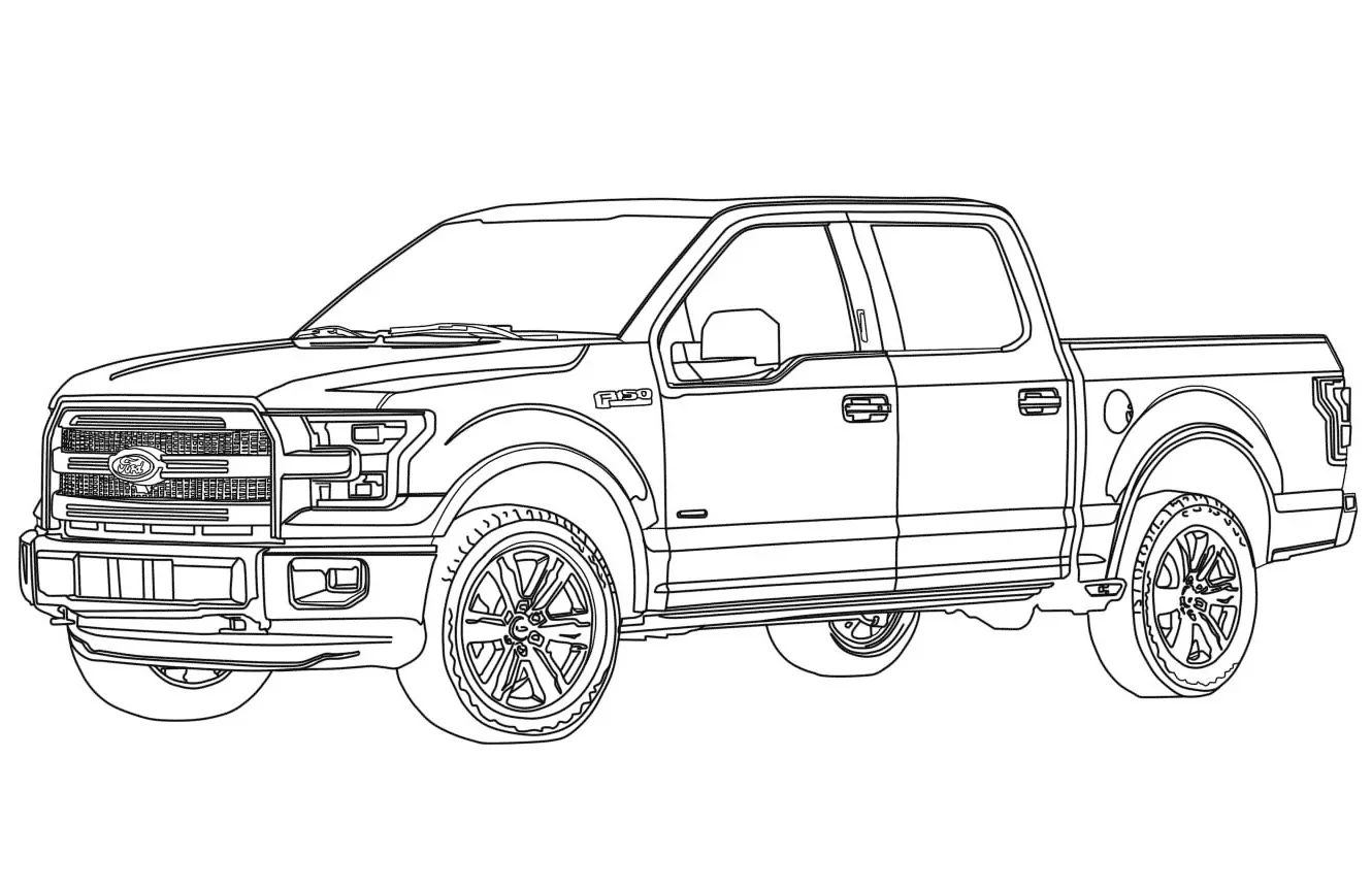 Ford Para Colorir 9