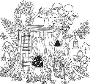 Forest Coloring Pages 1