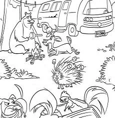 Forest Coloring Pages