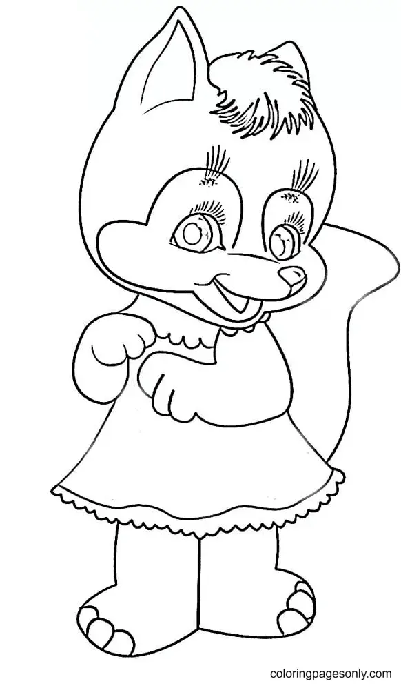 Desenhos de Fox Para Colorir 51