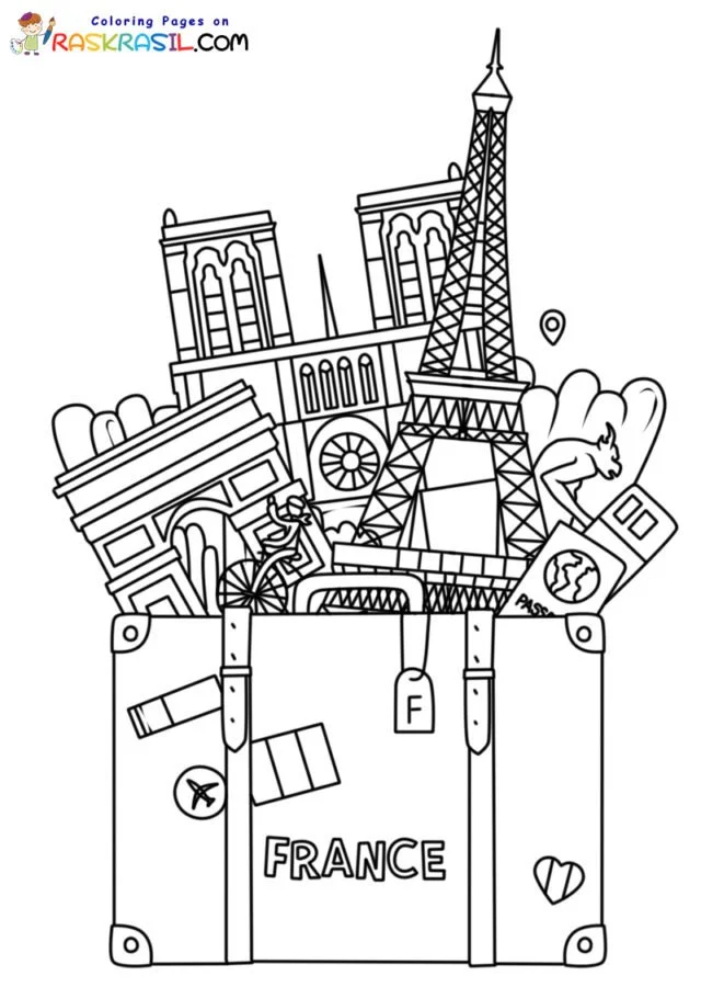 France Coloring Pages 2