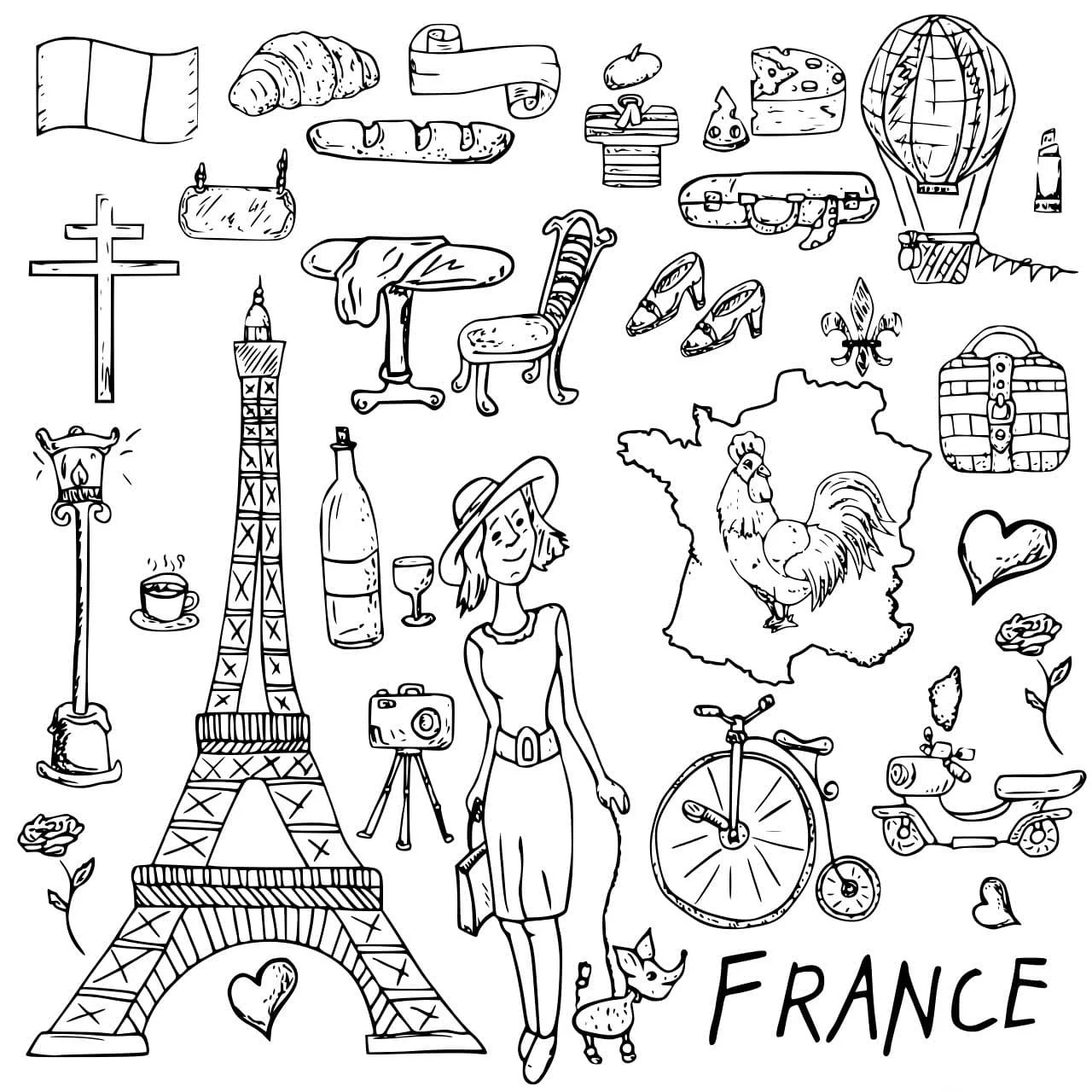 France Coloring Pages 53