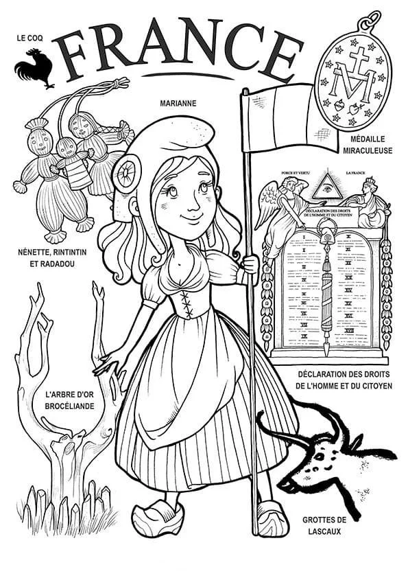 France Coloring Pages 58