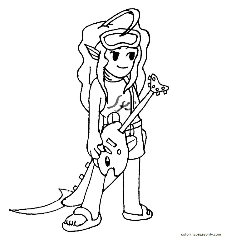 Friday Night Funkin Coloring Pages 108