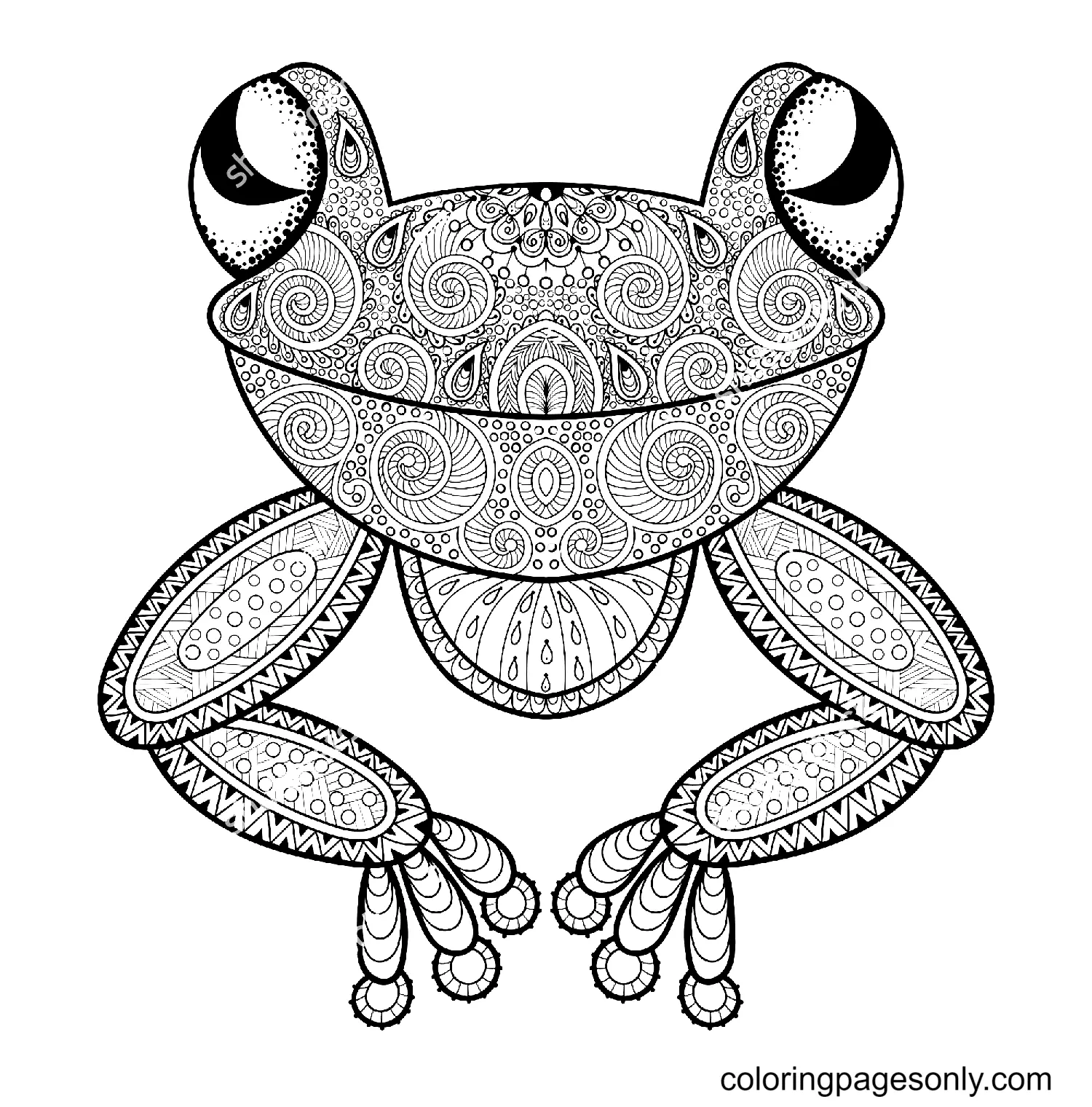 Ranas Para Colorear 61