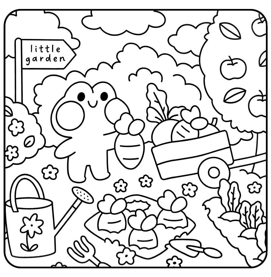 Froggy Days Para Colorir 20