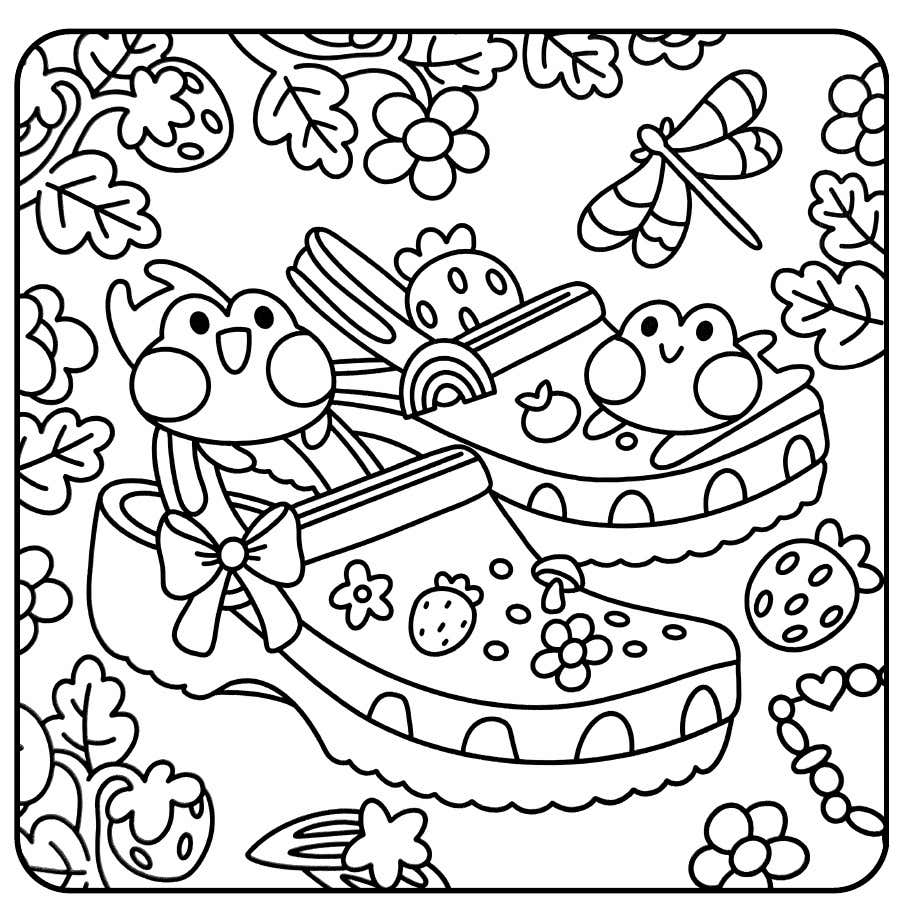 Froggy Days Para Colorir 24