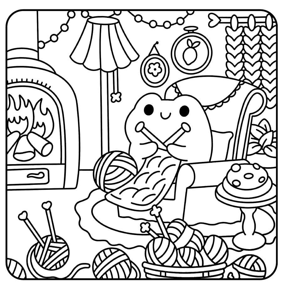 Froggy Days Para Colorir 27