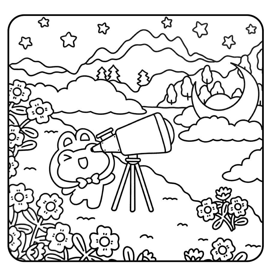 Froggy Days Para Colorir 4