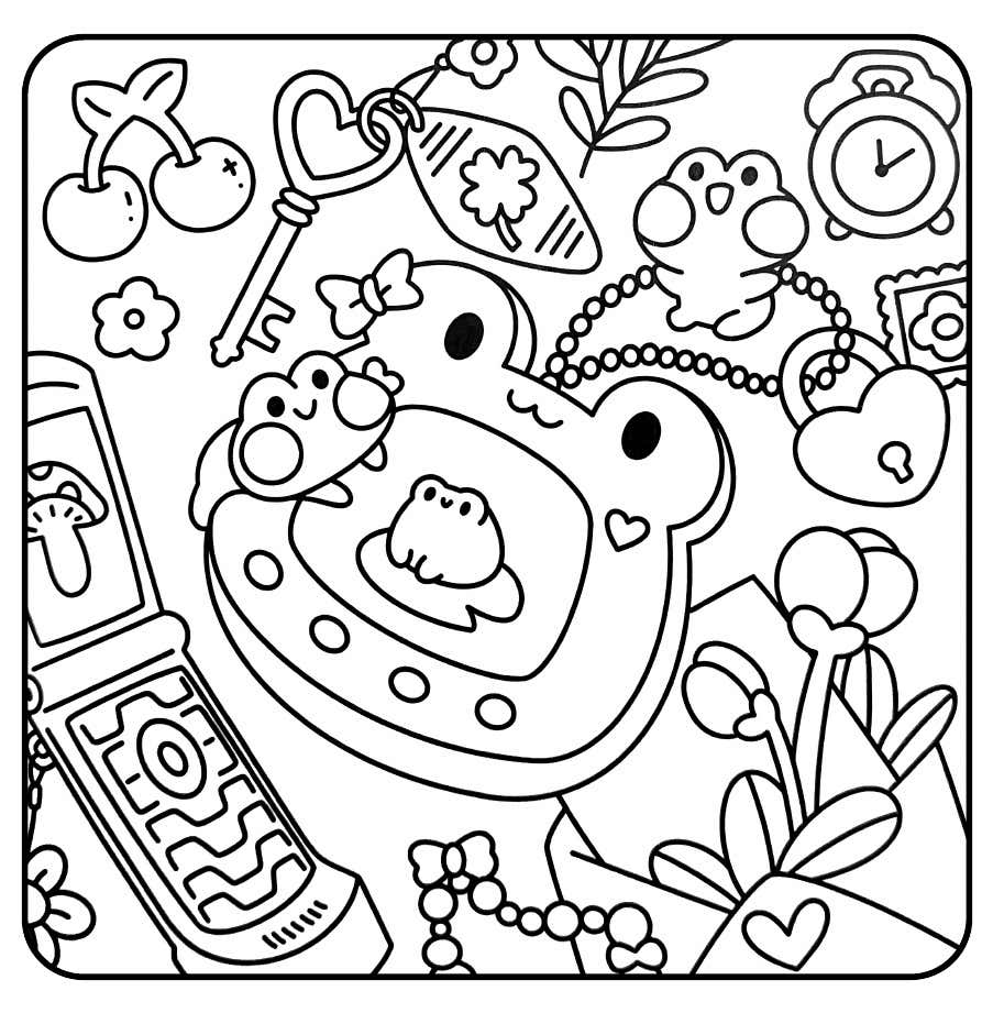 Froggy Days Para Colorir 40