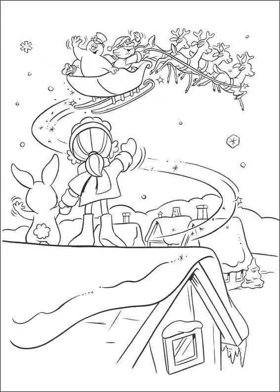 Frosty the Snowman Coloring Pages 51