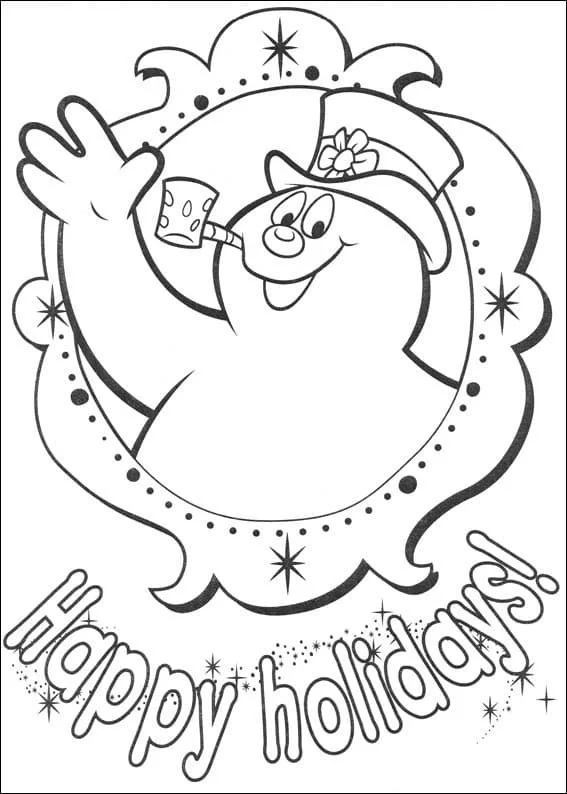 Frosty the Snowman Coloring Pages 52