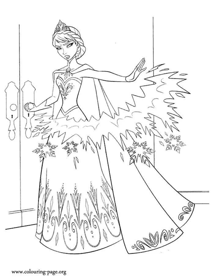 Desenhos de Frozen Para Colorir