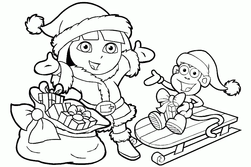 Desenhos de Natal Engracado desenhos Para Colorir 3