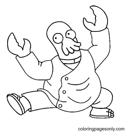 Futurama Coloring Pages 18