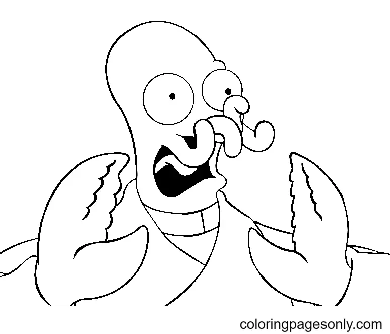 Futurama Coloring Pages 3