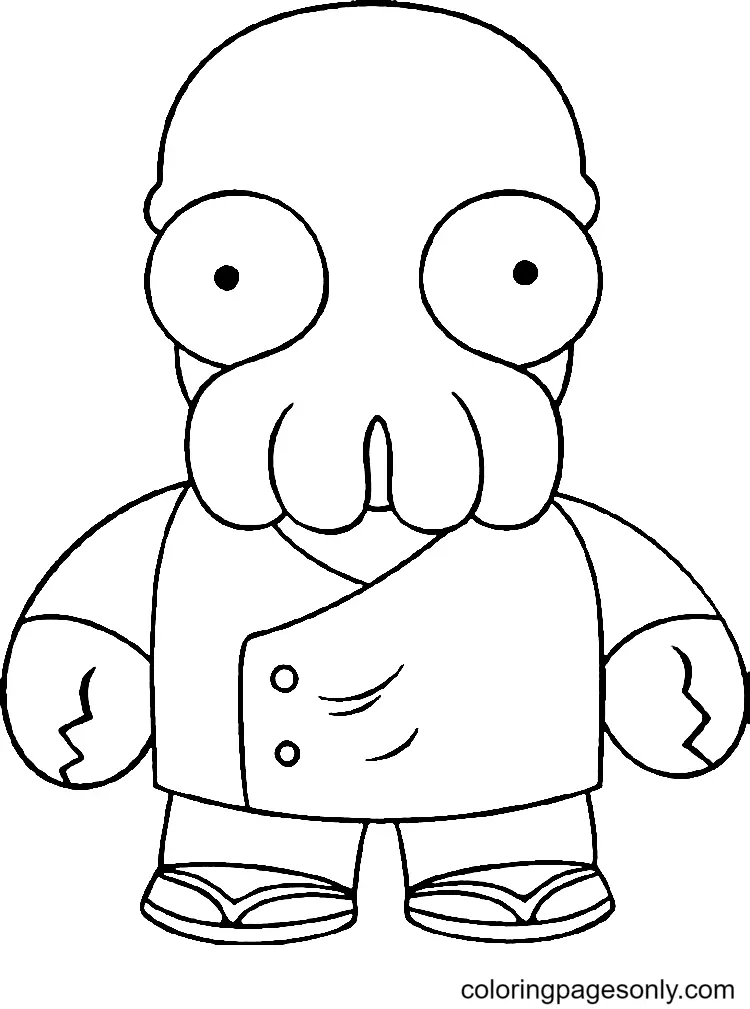 Futurama Coloring Pages 44