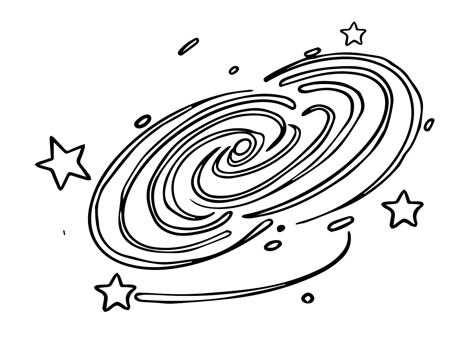 Galaxy Coloring Pages 9