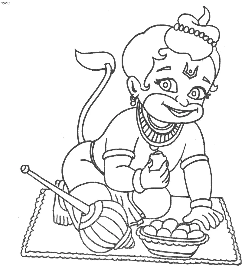 Desenhos de Ganesha Para Colorir